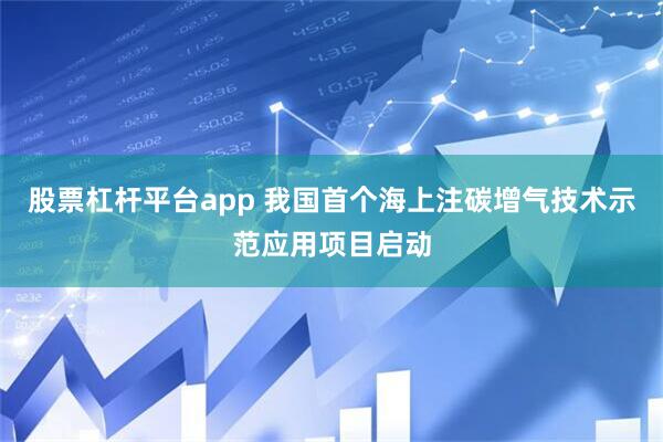 股票杠杆平台app 我国首个海上注碳增气技术示范应用项目启动